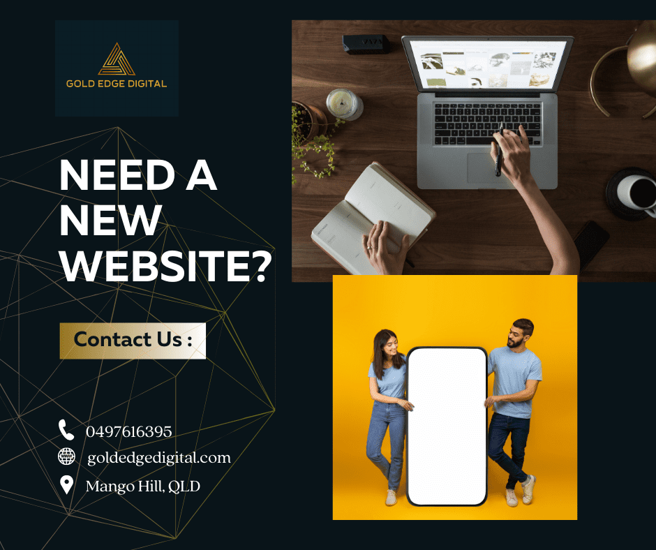 Gold Edge Digital Web Design SEO Website Hosting and Maintenance Mango Hill North Lakes Moreton Bay